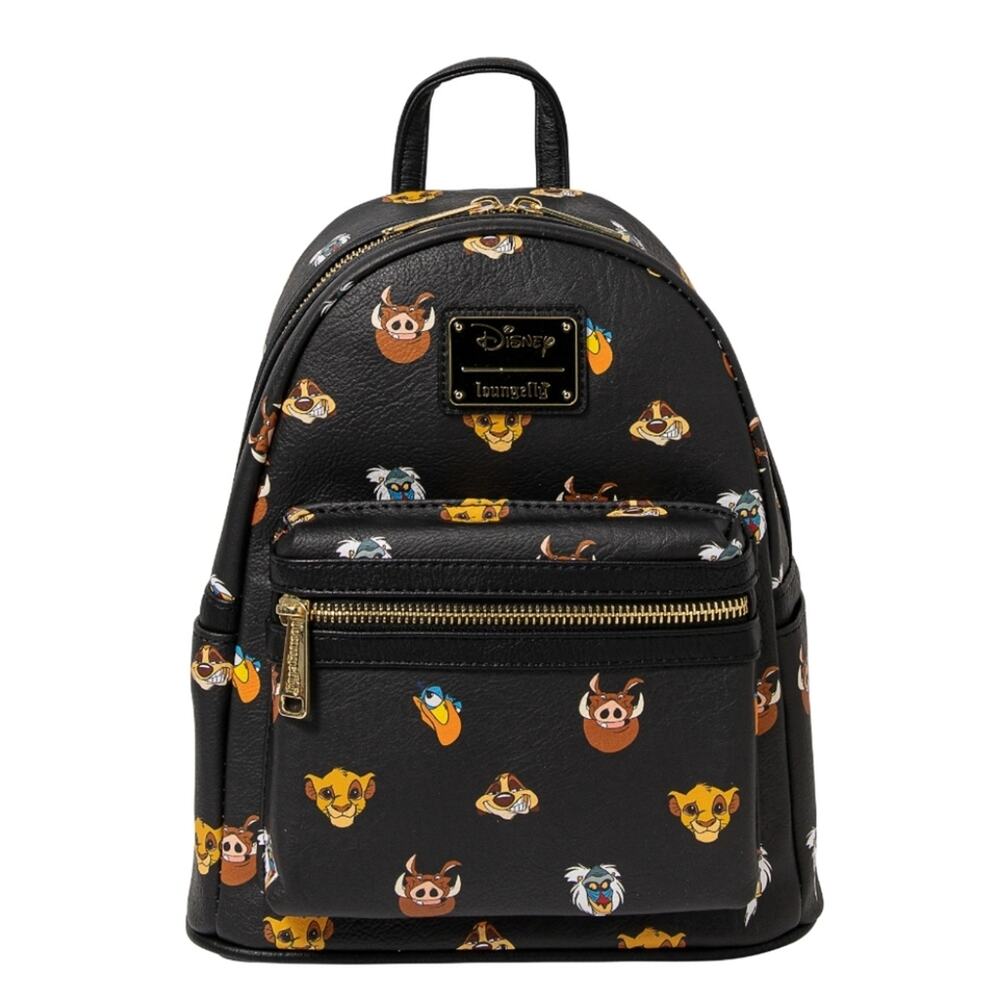 Loungefly Disney The Lion King Exclusive Mini Backpack Simba Black NWT Bag New